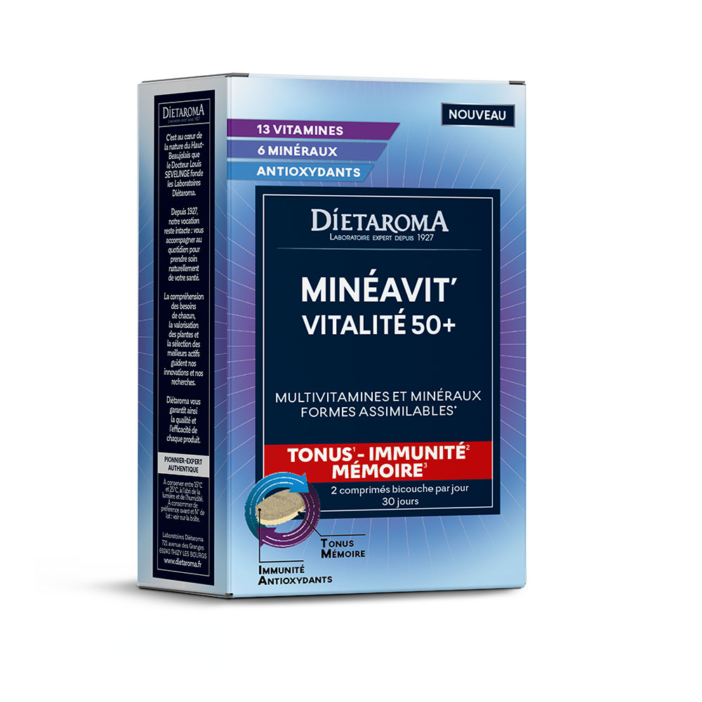 Dietaroma Minéavit' Vitalité 50+ integratore alimentare 60 capsule