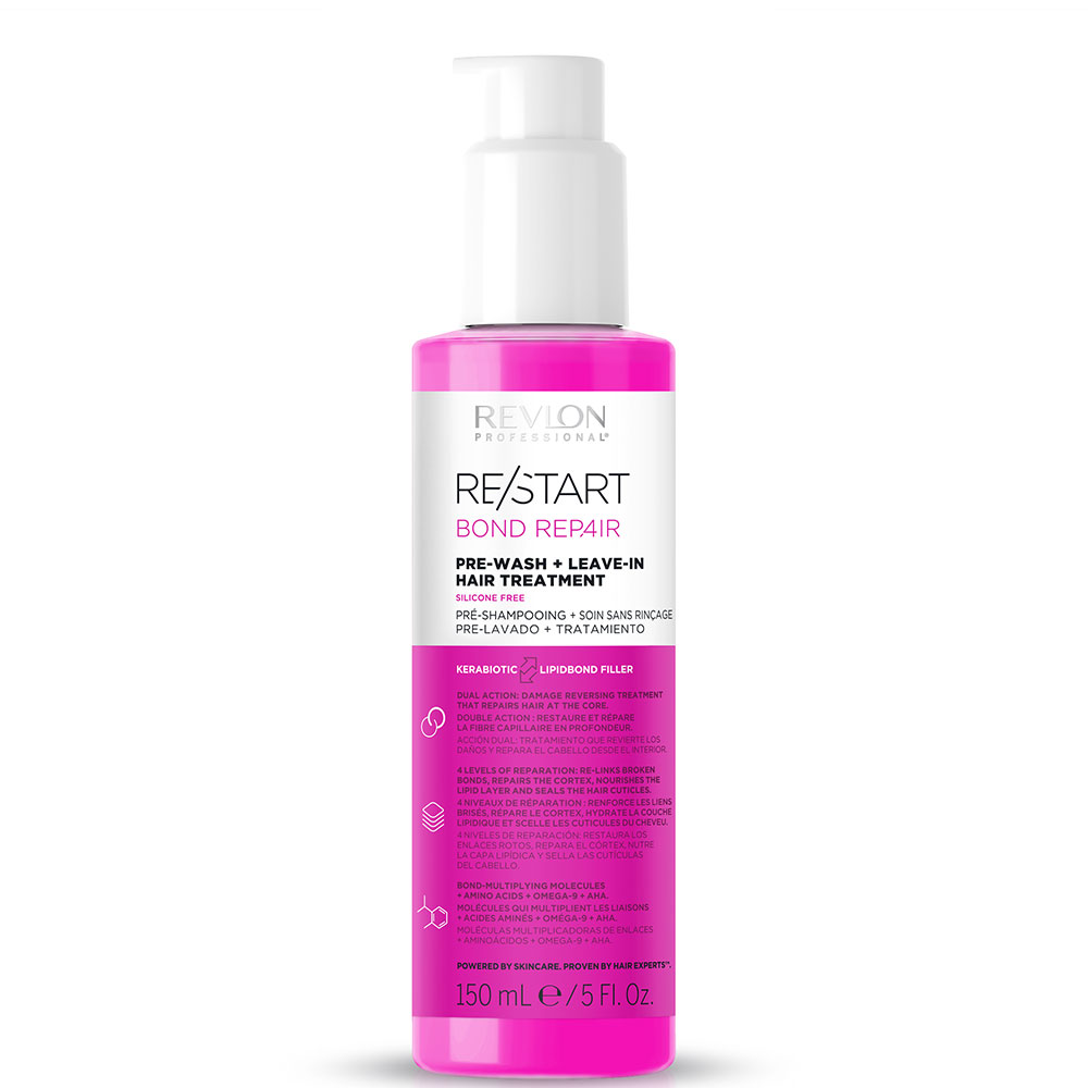 Revlon Professional Restart Bond Repair trattamento 2-in-1 pre-shampoo e leave-in 150 ml