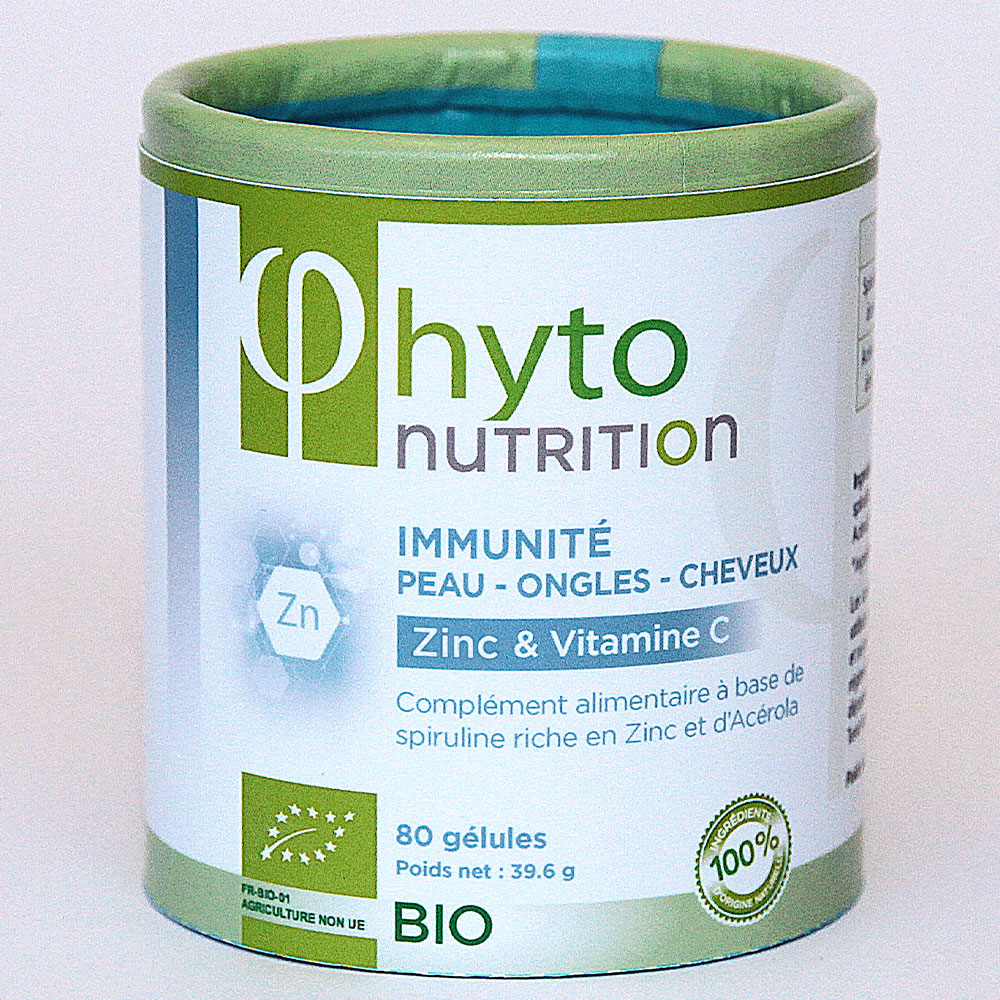 Flamant Vert Phytonutrition Difese immunitarie bio Pelle, unghie e Capelli 80 capsule