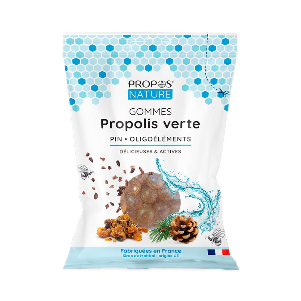 Propos'Nature gomme alla propoli verde con oligoelementi e pino 45 g