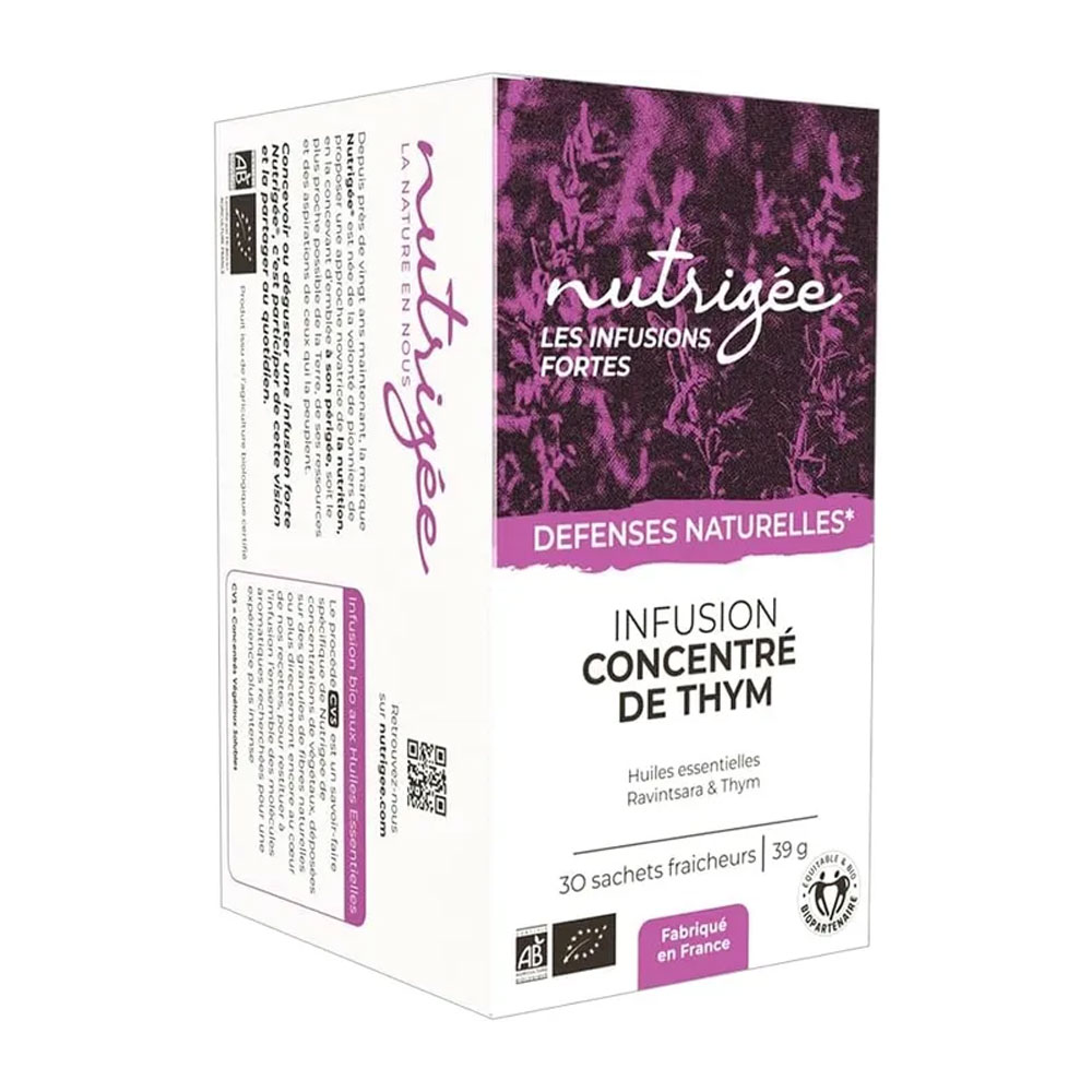 Nutrigée Infuso concentrato di timo bio 30 bustine