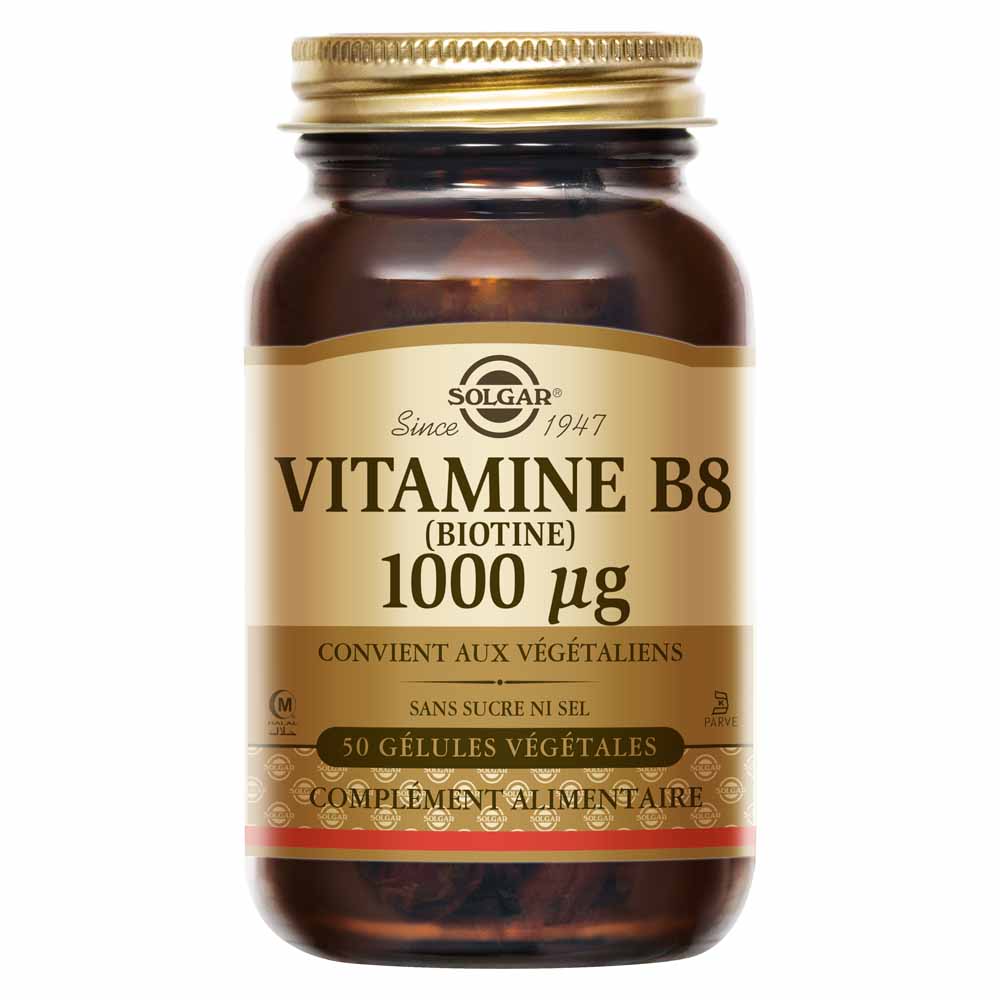 Solgar Vitamina B8 per pelle, capelli e unghie 50 capsule vegetali