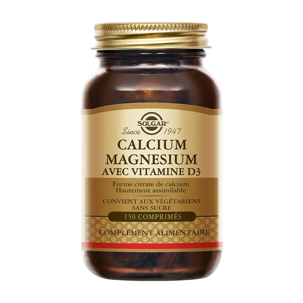Solgar Calcio magnesio vitamina D3 Os et Cartilages 150 compresse