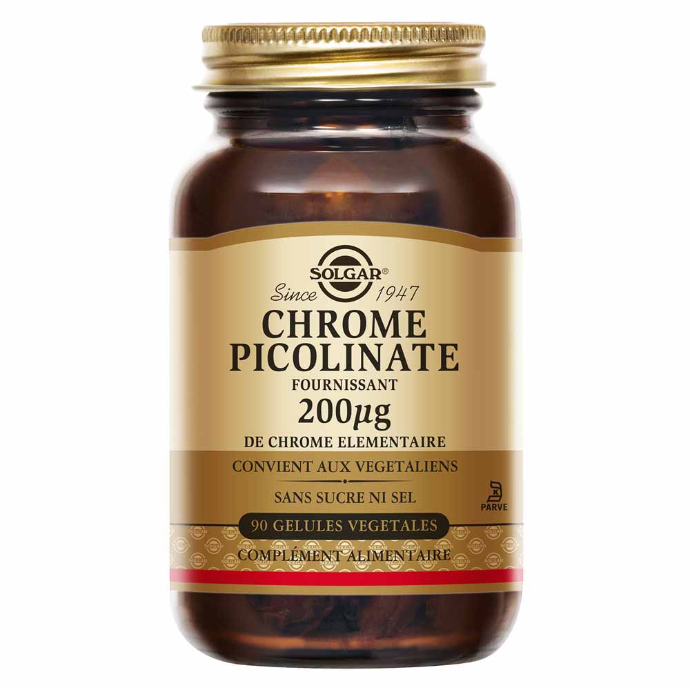 Solgar Cromo picolinato 200 µg altamente assimilabile per il controllo della glicemia 90 capsule