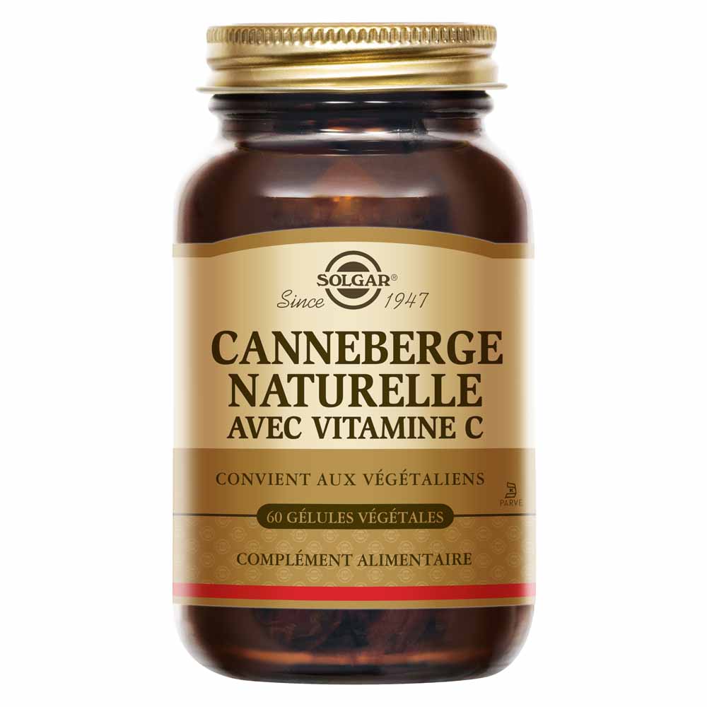 Solgar Mirtillo rosso naturale 400 mg per apparato genito-urinario e difese immunitarie 60 capsule vegetali