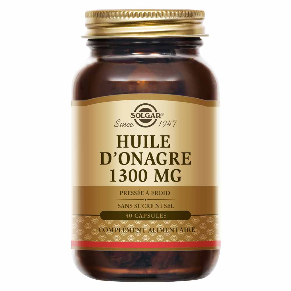 Solgar Olio di enagra 1300 mg per l'equilibrio femminile e il mantenimento dei tessuti della pelle 30 capsule