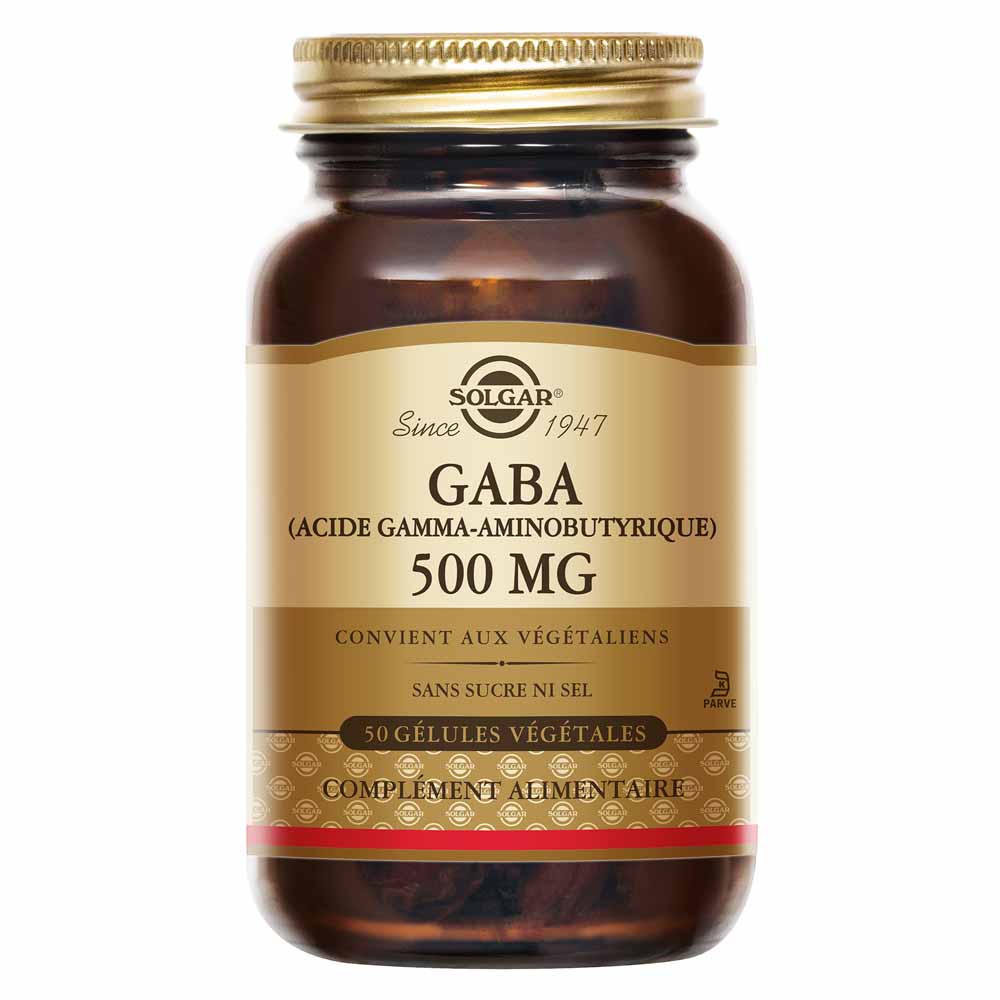 Solgar GABA 500 mg per il rilassamento e il sonno 50 capsule vegetali