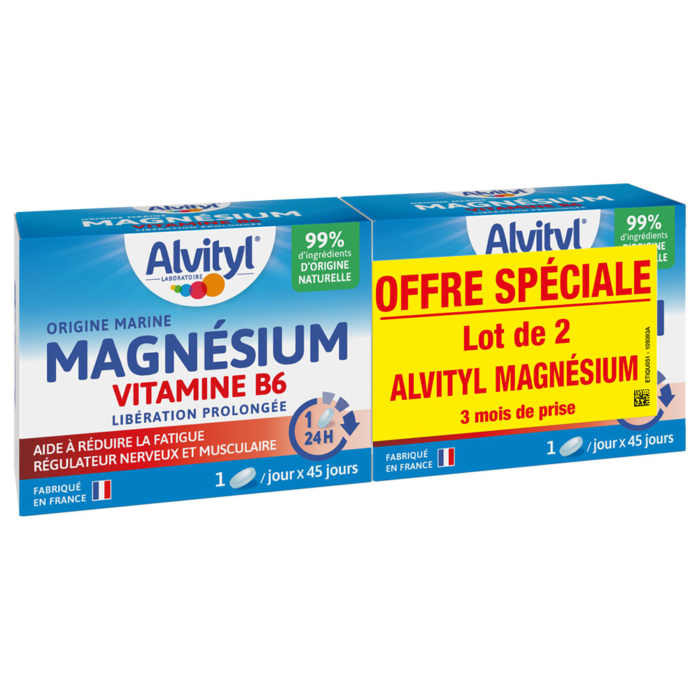 Alvityl Magnesio vitamina B6 x2
