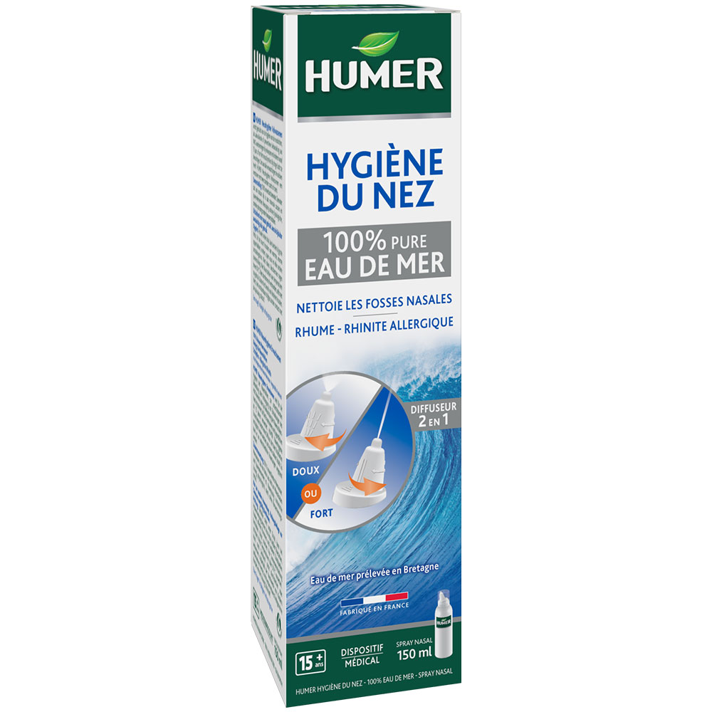 Humer Igiene nasale Acqua di mare isotonica Adulti 150 ml