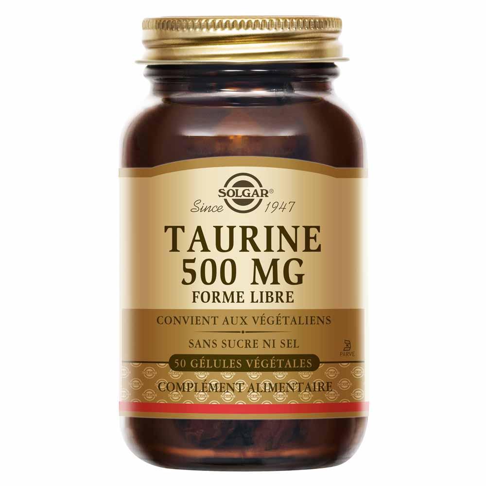 Solgar Taurina Vitalité Cardiovasculaire 500 mg