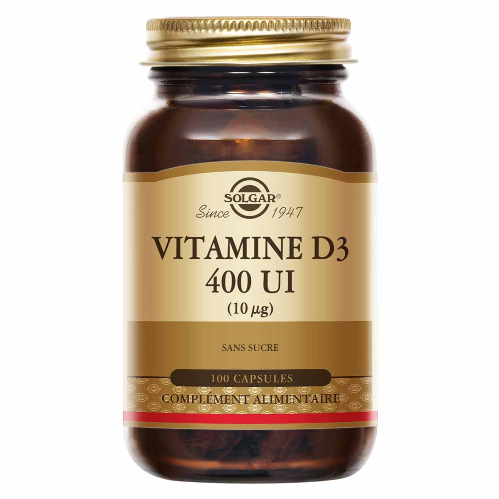 Solgar Vitamina D3 400 UI per le difese immunitarie 100 capsule