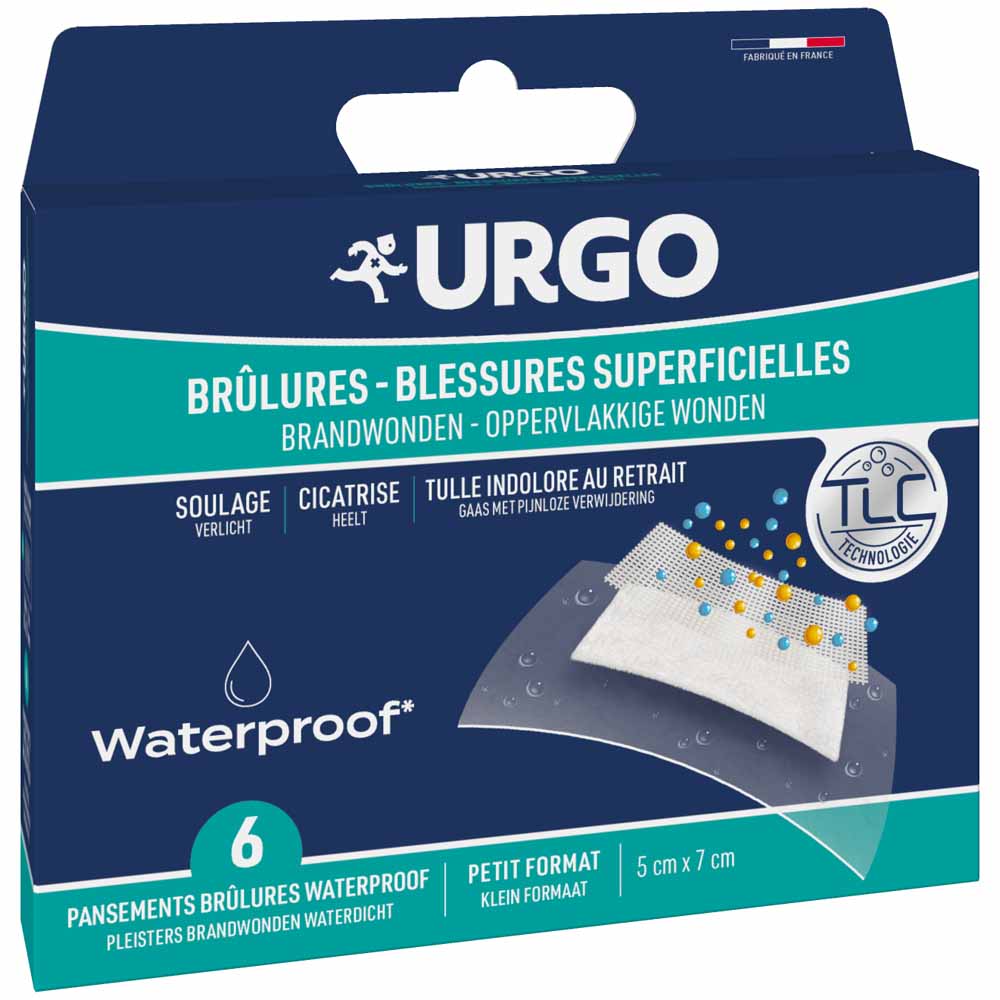 Urgo Medicazioni impermeabili per ustioni x6