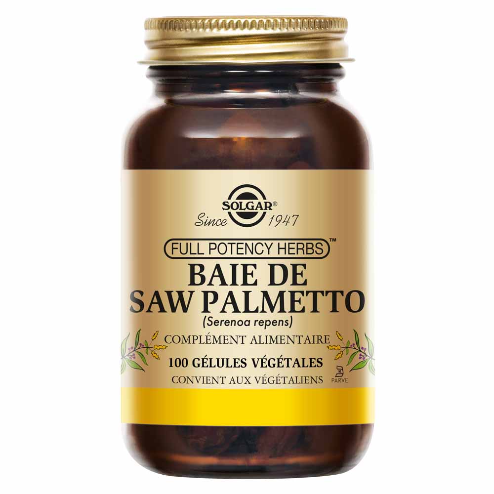 Solgar Saw Palmetto per apparato genito-urinario e difese immunitarie 100 capsule