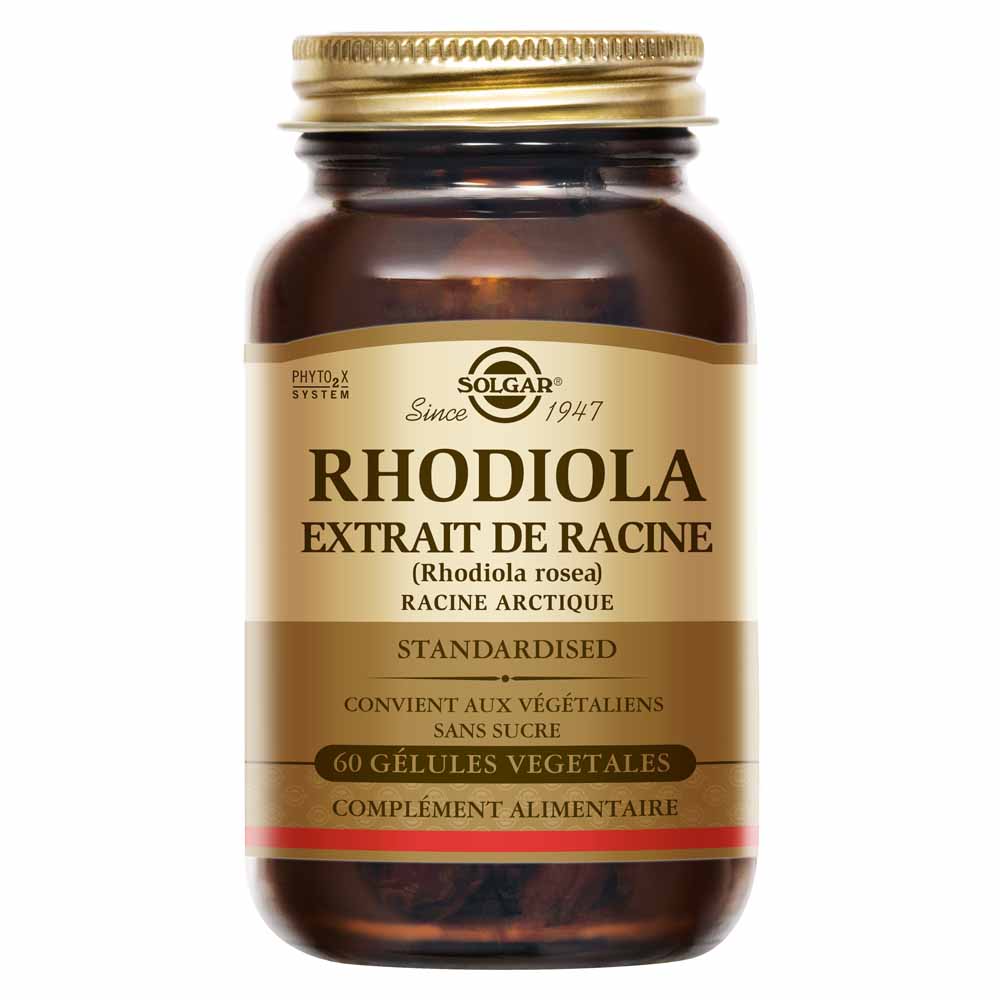 Solgar Rhodiola per vitalità, energia, sonno e stanchezza 60 capsule vegetali