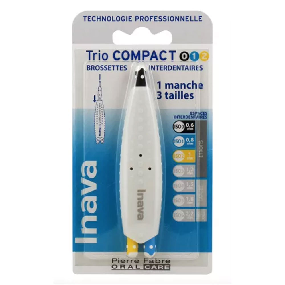 Inava Scovolini interdentali Trio Compact 0,6 mm - 0,8 mm - 1 mm