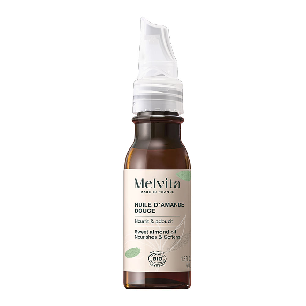 Melvita Olio di mandorle dolci addolcente e idratante bio 50 ml