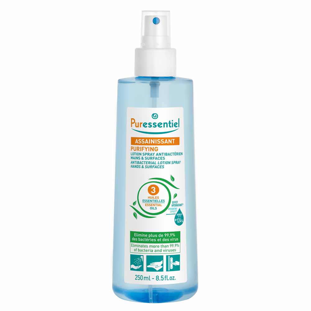 Puressentiel Purificante Lozione spray antibatterica per mani e superfici 250ml