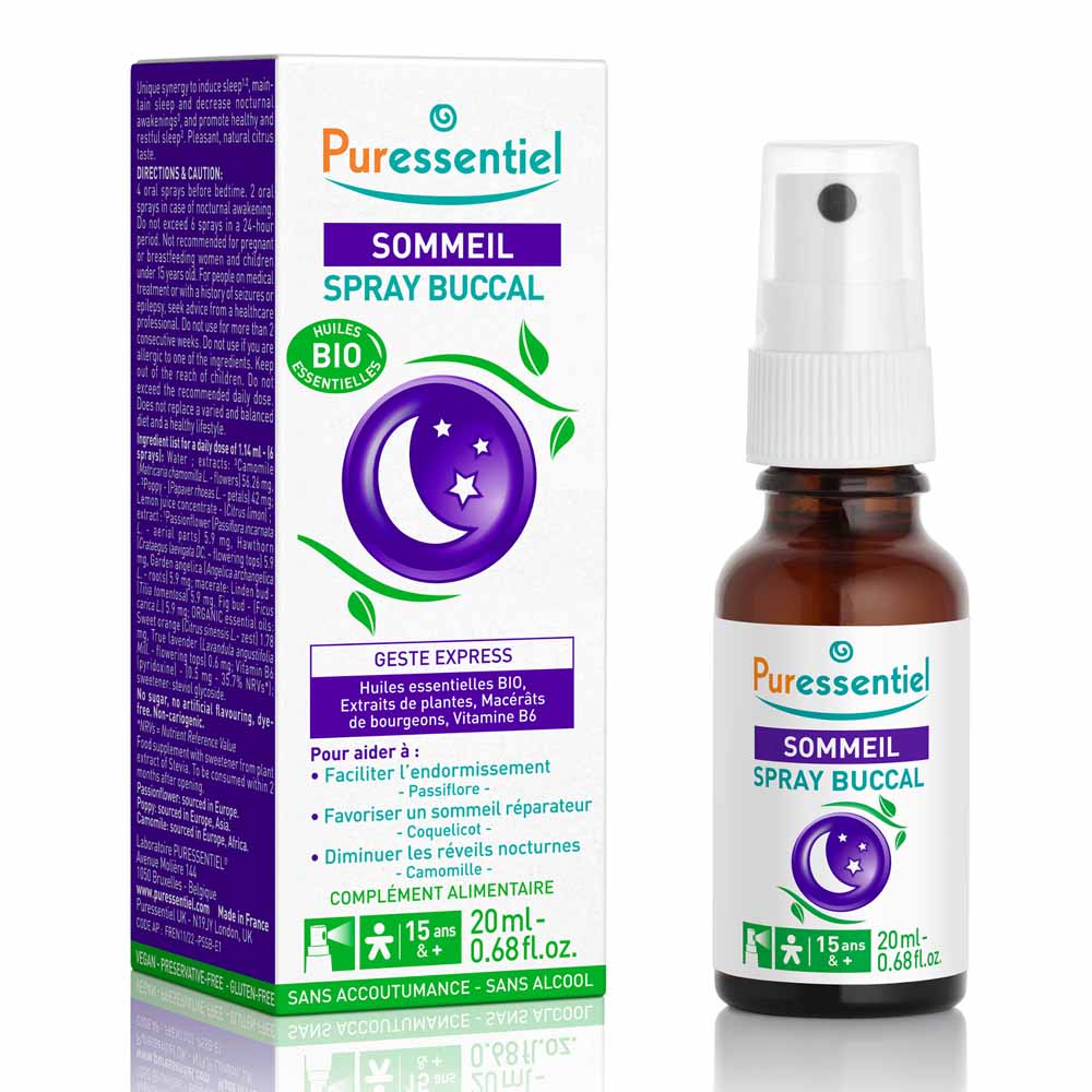 Puressentiel Sonno Spray Orale N.A. 15 anni Sapore di agrumi 20ml