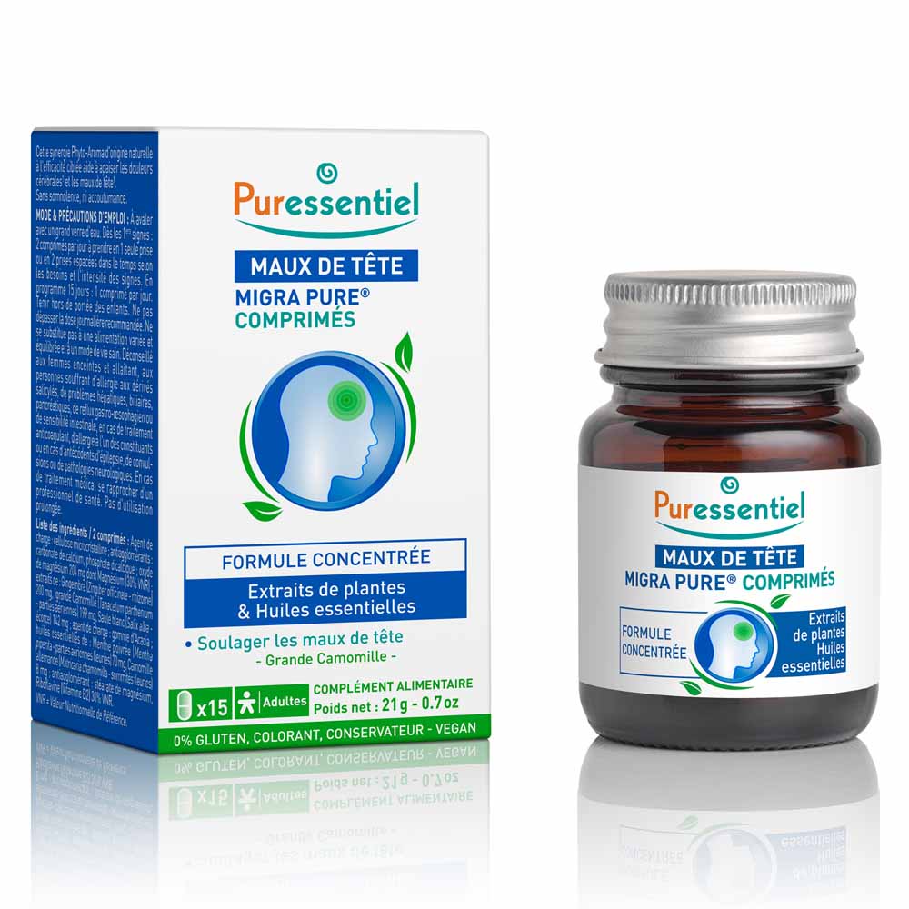 Puressentiel Migrapure Mal di testa 15 compresse