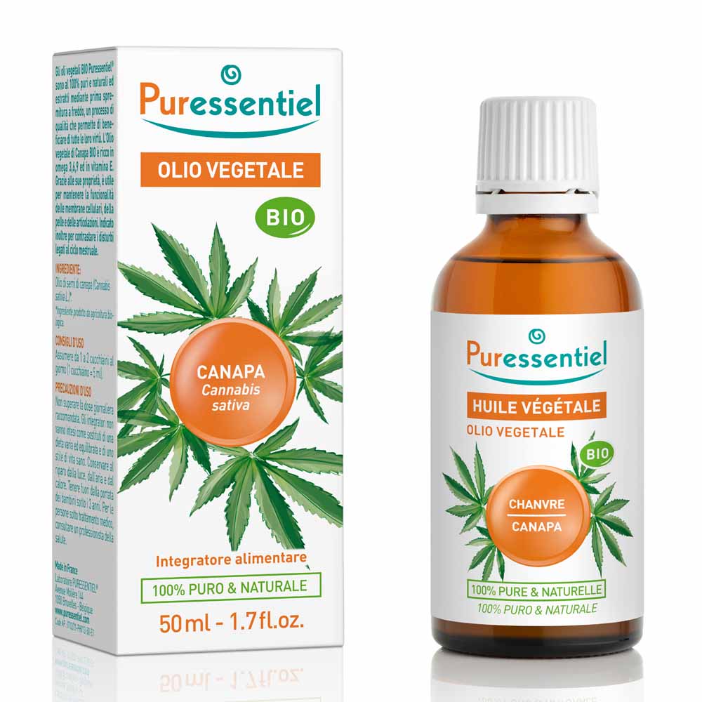 Puressentiel Oli vegetali Canapa biologica 50ml