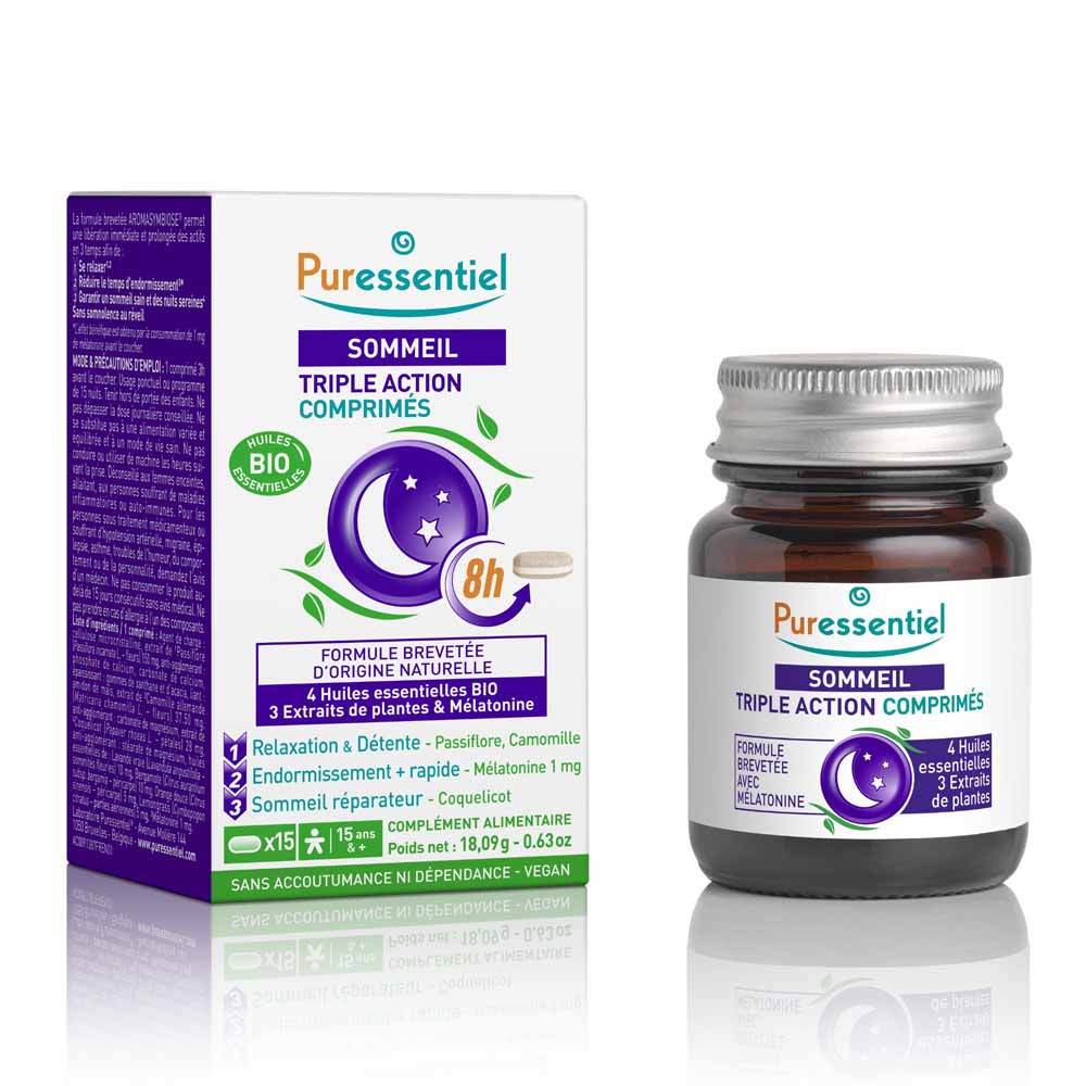 Puressentiel Sonno Tripla azione 8h 15 compresse