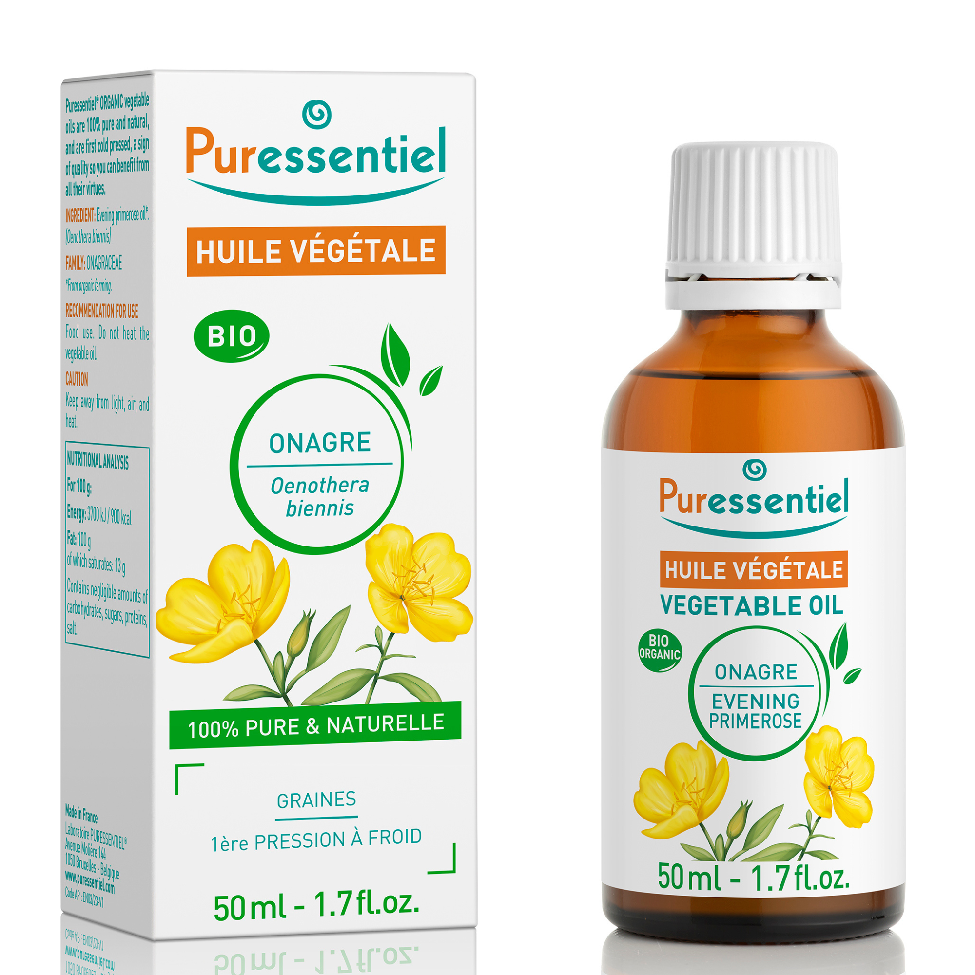 Puressentiel Oli vegetali Enotera Bio 50ml