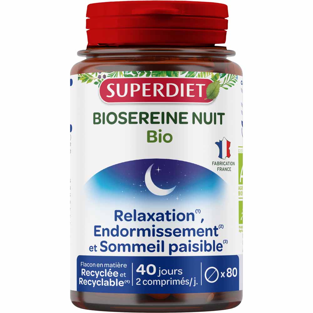 Superdiet Biosereine Notte Bio 80 Compresse