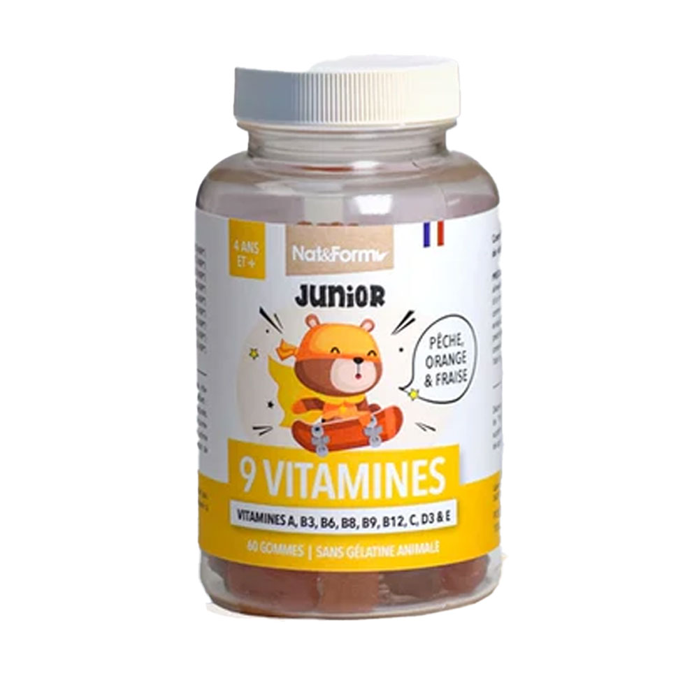 Nat&Form Junior 9 Vitamine 60 Gommine