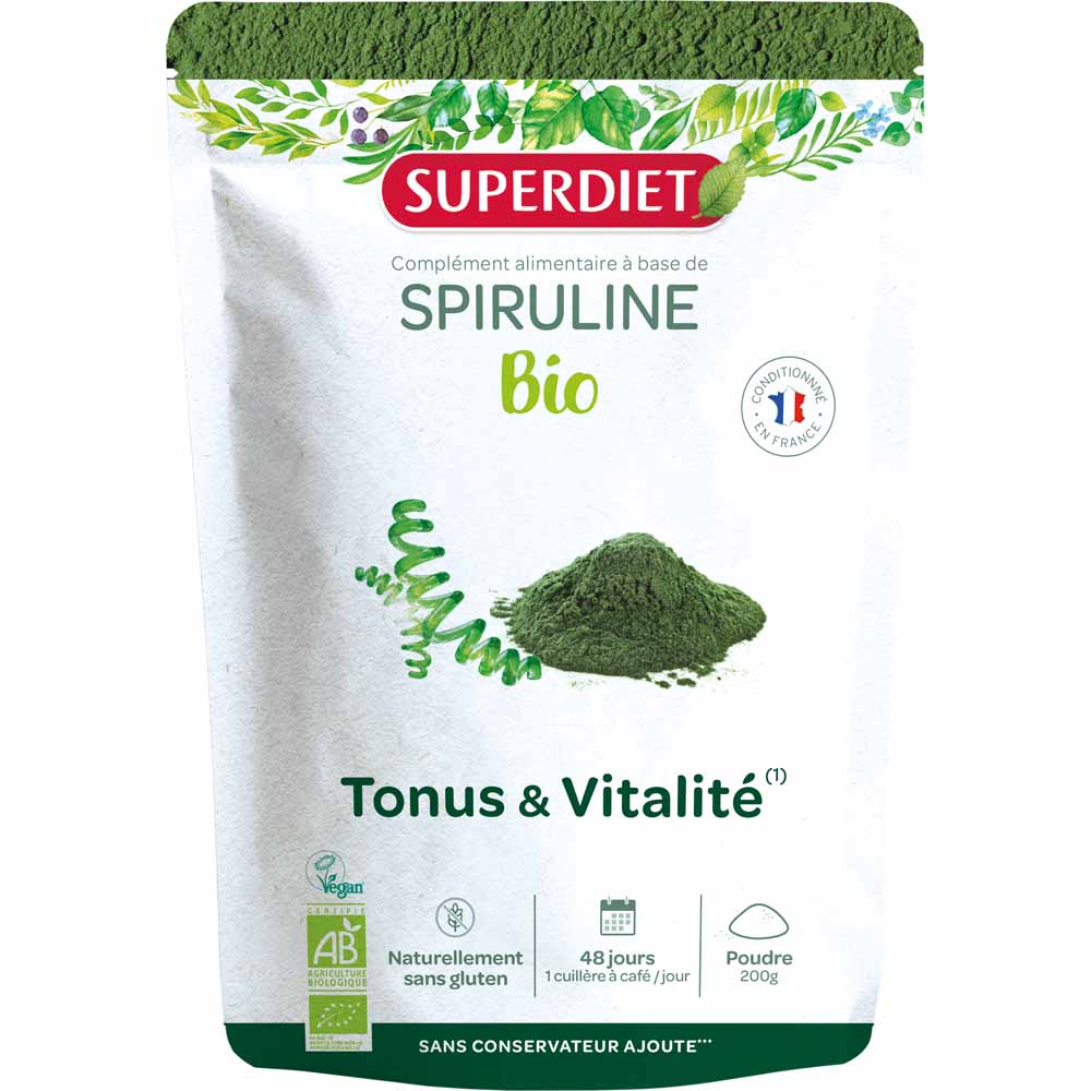 Superdiet Spirulina biologica 200g