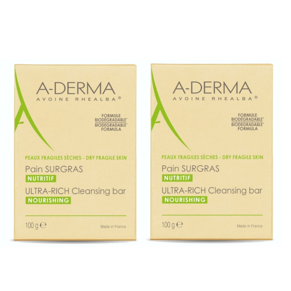 A-Derma Avena Rhealba Sapone surgrassato 2 x 100 g
