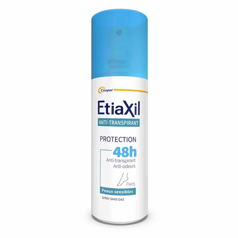 Etiaxil Anti-traspirante Deodorante piedi protezione 48h per pelli sensibili 100 ml