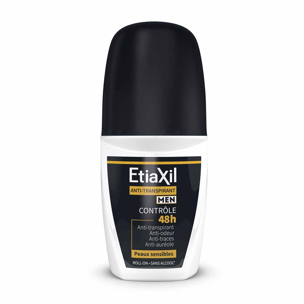 Etiaxil Anti-traspirante Deodorante roll-on uomo controllo 48h per pelli sensibili 50 ml