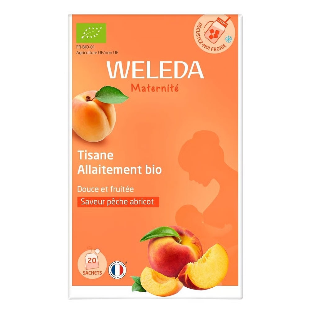 Weleda Tisana per l'allattamento bio al gusto pesca-albicocca 20 bustine