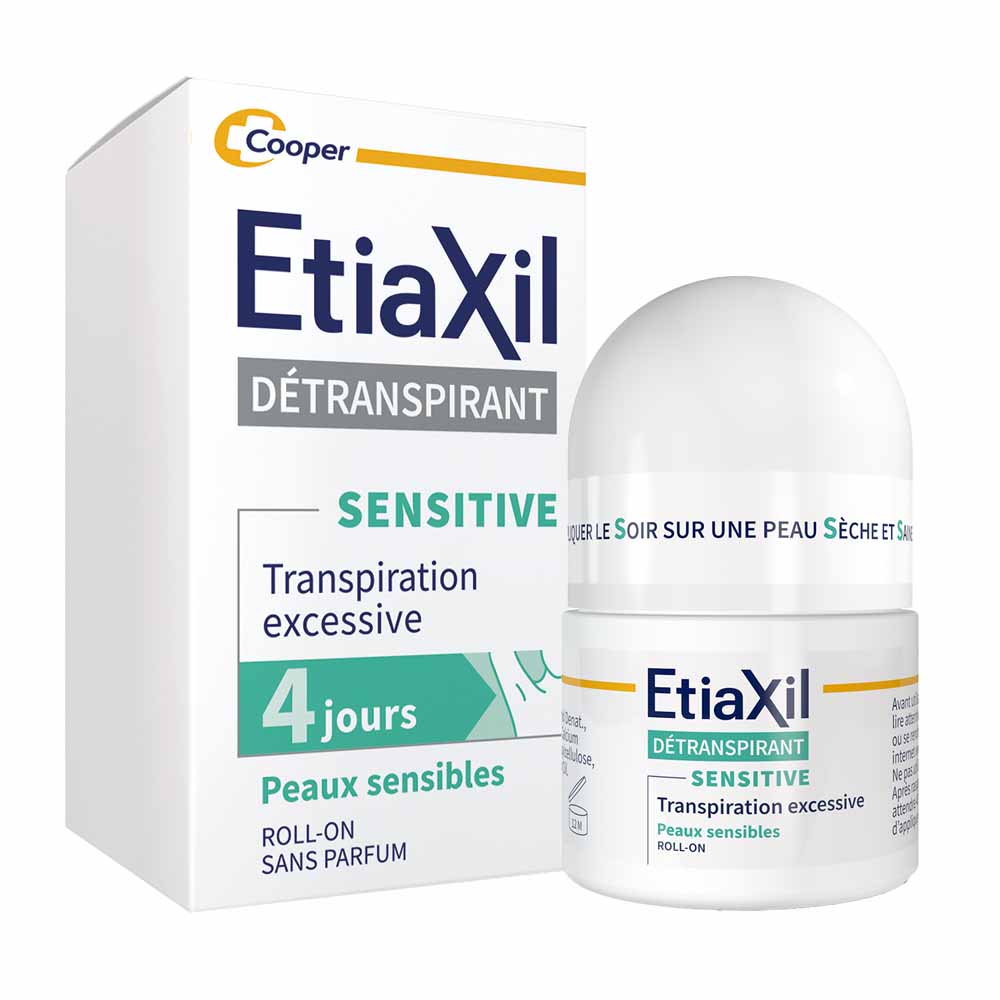 Etiaxil Detraspirante Deodorante roll-on per pelli sensibili 4 giorni per pelli sensibili 15 ml