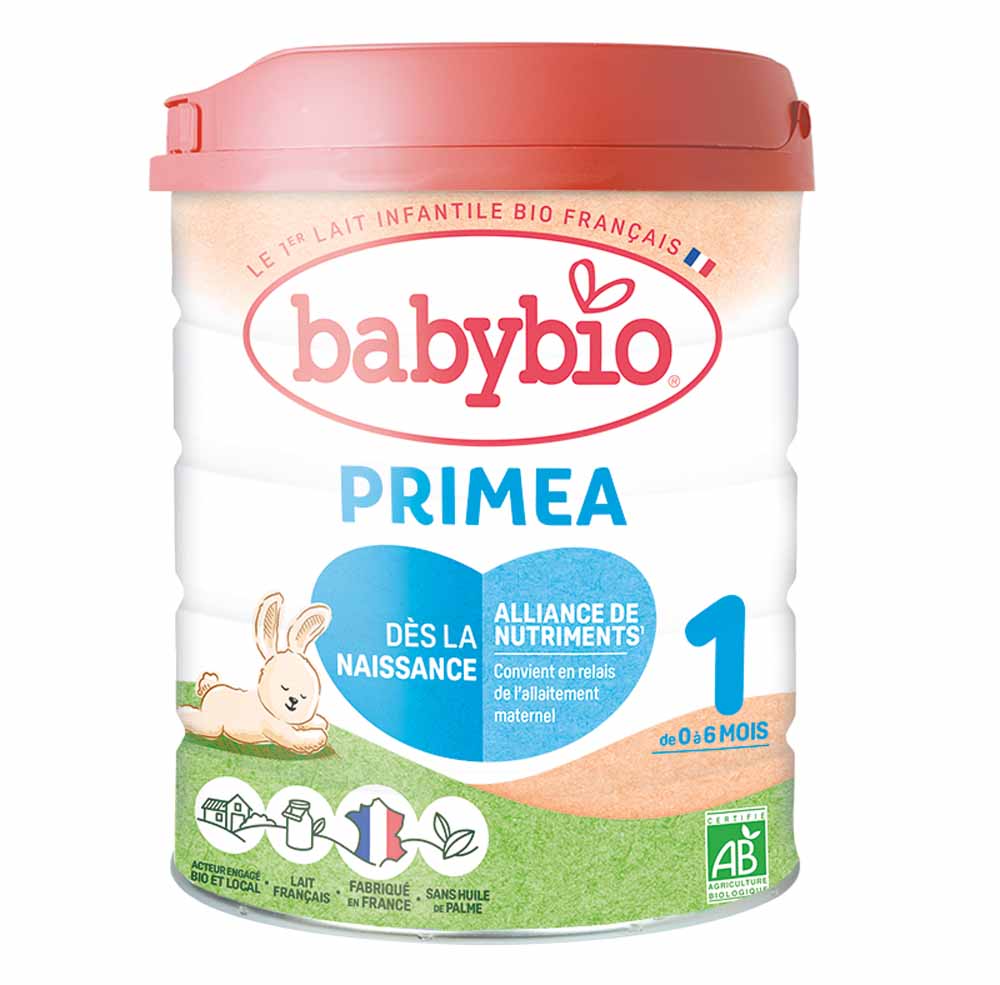 Babybio Latte per l'Infanzia Primea 1 Latte in polvere biologico 0 a 6 mesi 800g