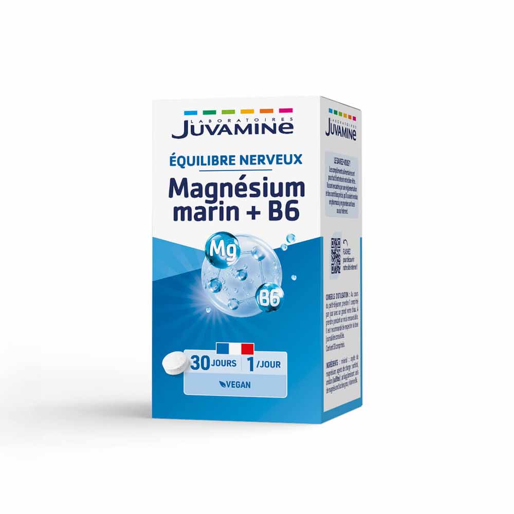 Juvamine Magnesio Marina Vitamina B6 30 Compresse