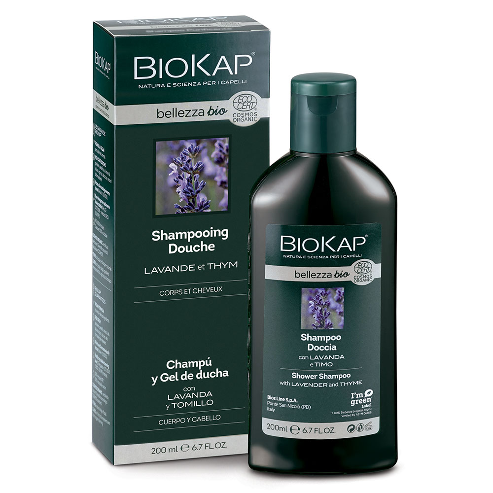 Biokap Belleza Bio Shampooing bio Douche Tous types de cheveux 200ml