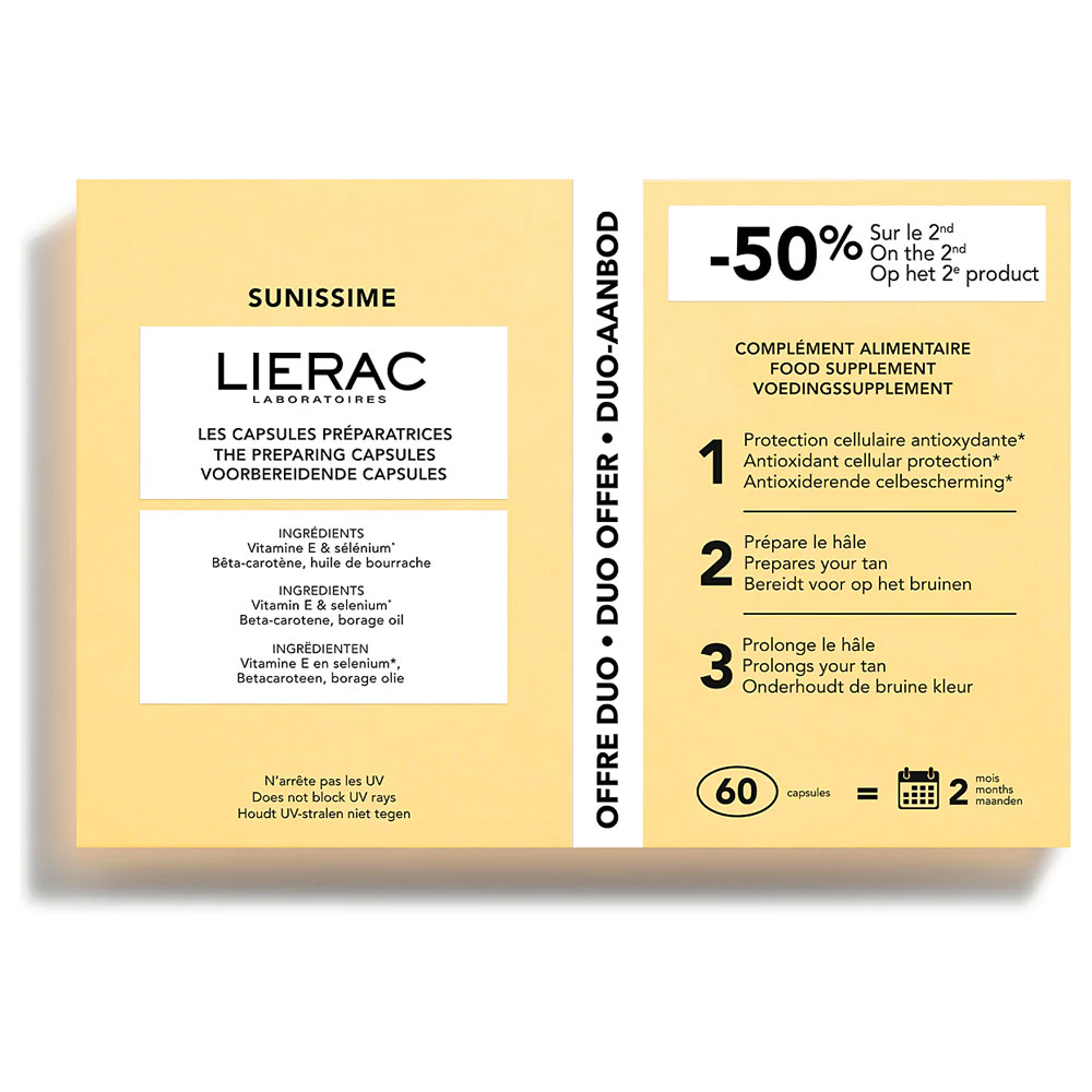 Lierac Sunissime Preparatore 2x30 Capsule
