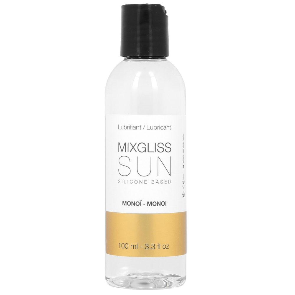 Mixgliss Sun Lubrificante al silicone e Massaggio Gusto Monoi 100ml