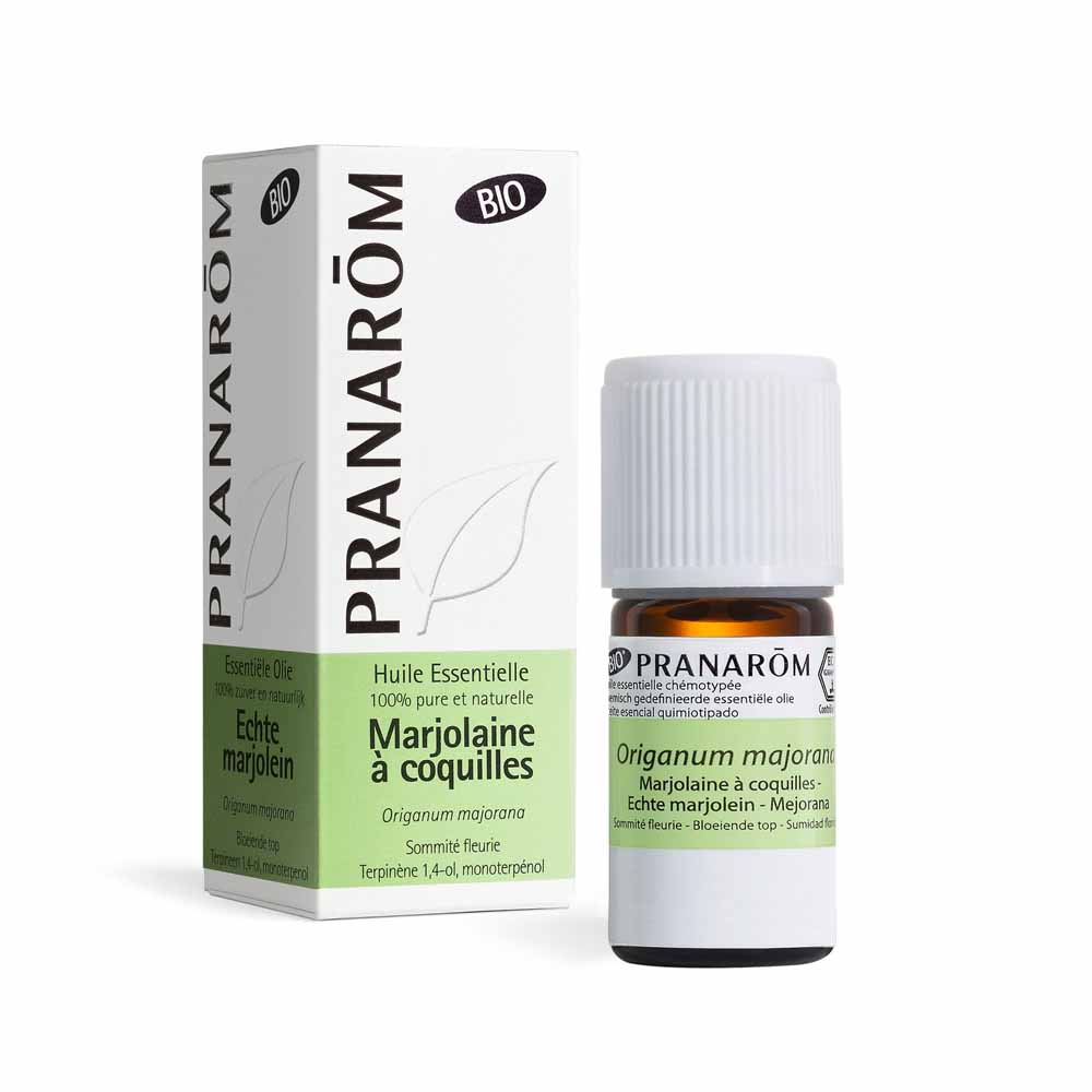 Pranarôm Oli Essenziali Maggiorana bio in gusci 5 ml
