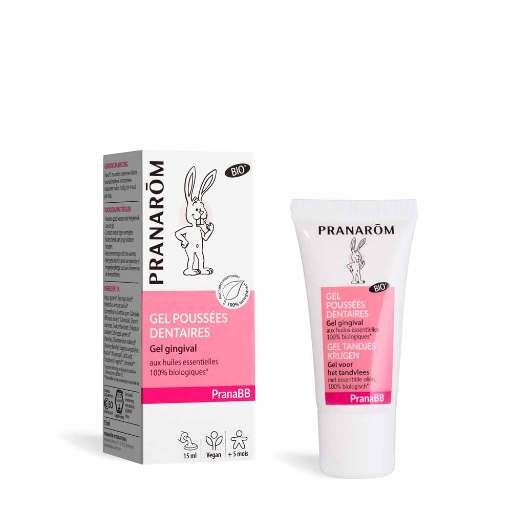 Pranarôm Pranabb Gel gengivale biologico per la crescita dei denti 15ml