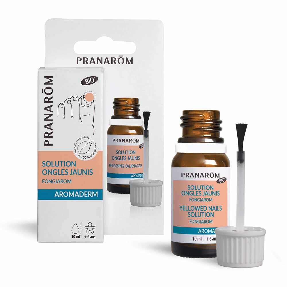 Pranarôm Aromaderm Lozione biologica per unghie ingiallite 10ml