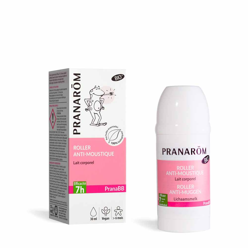 Pranarôm Pranabb Roller anti-zanzare latte corpo bio 30 ml