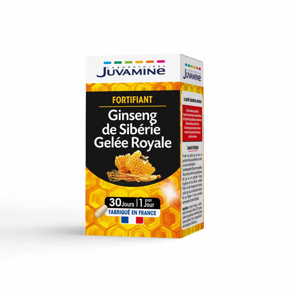 Juvamine Ginseng siberiano e pappa reale fortificante x30 Capsule