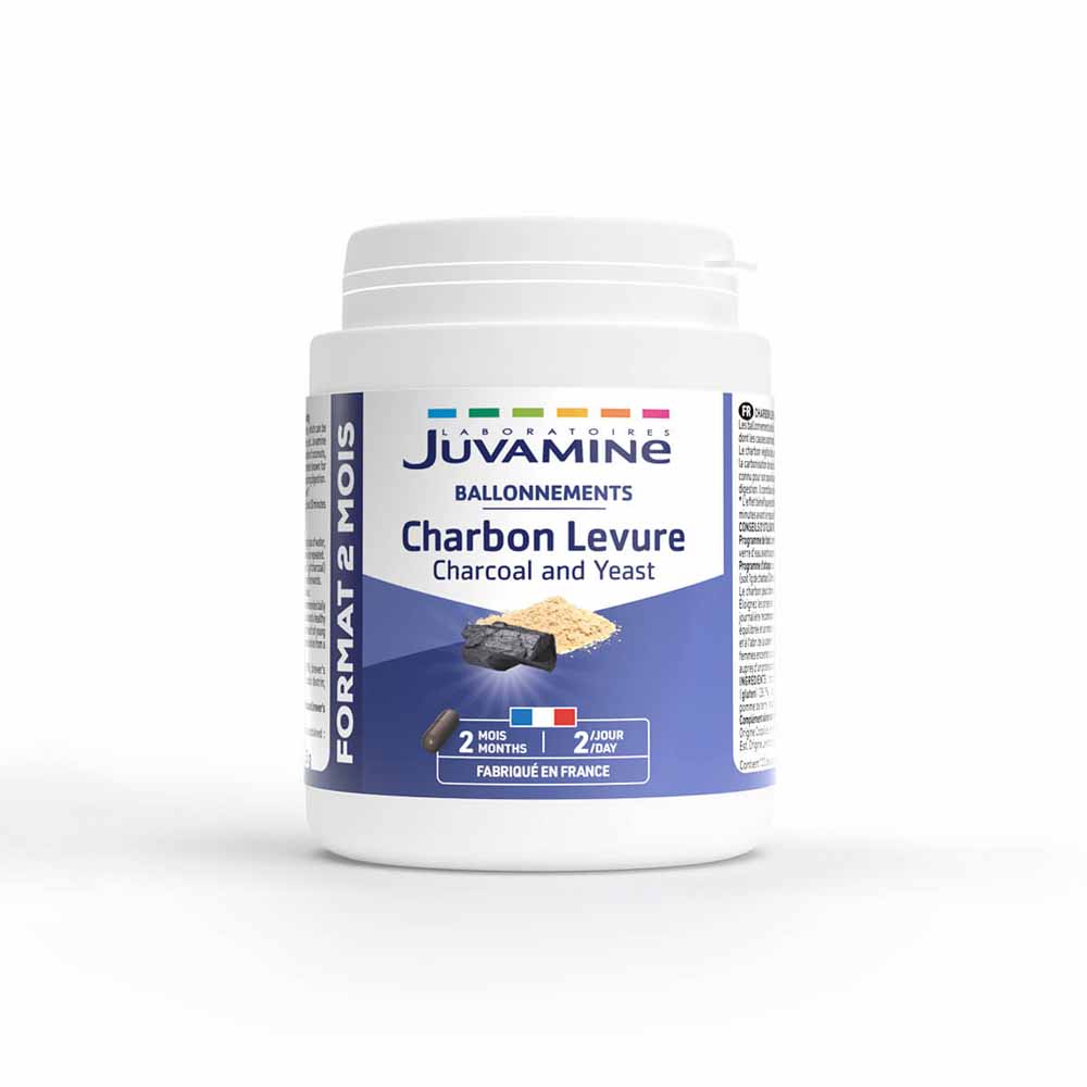 Juvamine Carbone + Lievito 120 Gelule