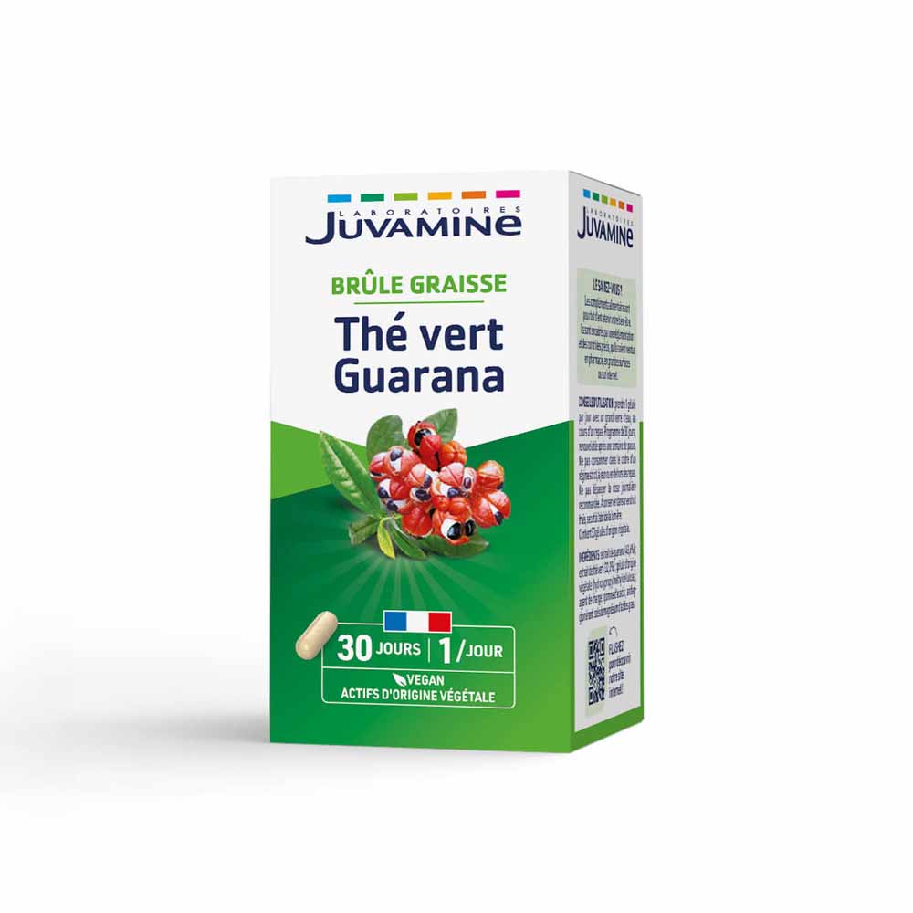 Juvamine Perdita peso Tè verde guaranà brucia grassi 30 capsule