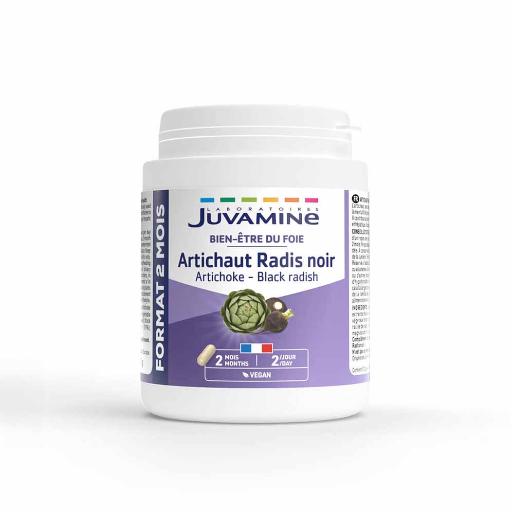 Juvamine Carciofo Ravanello nero 120 capsule vegetali