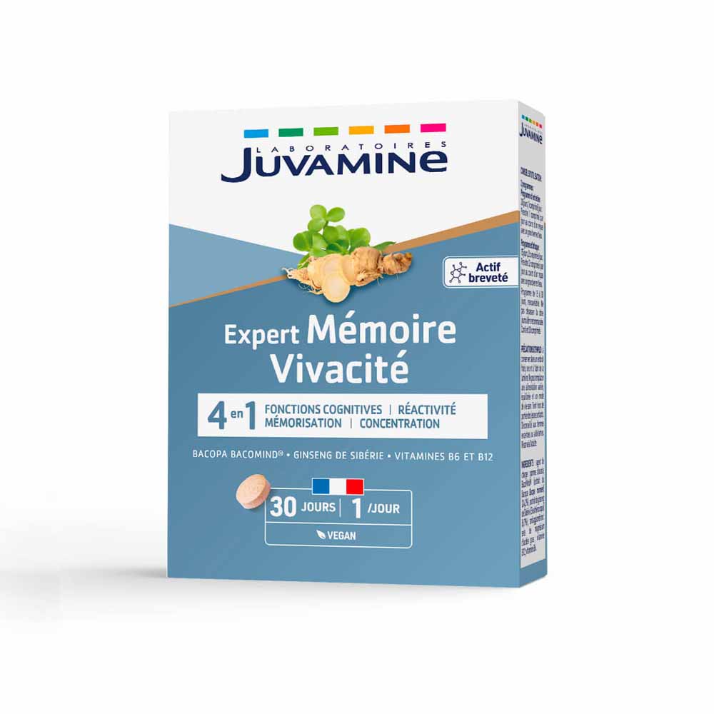 Juvamine Esperto di memoria Vivacité 30 capsule