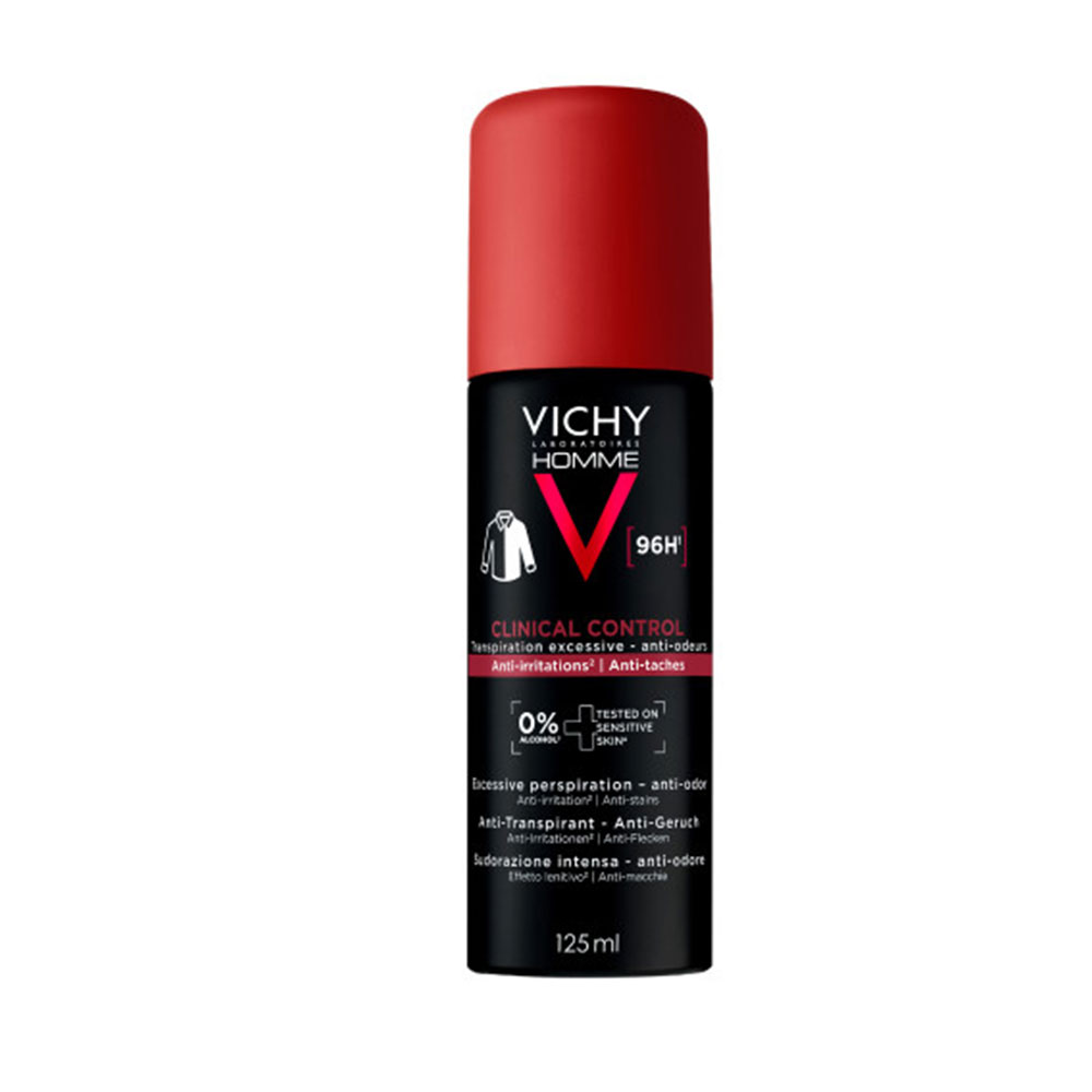 Vichy Uomo Deodorante spray anti-traspirante 96h 125 ml