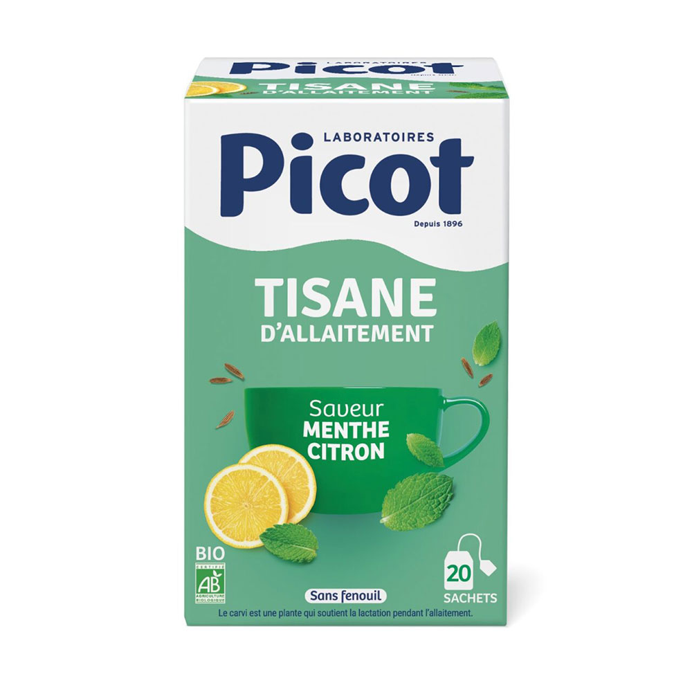 Picot Tisane per l'allattamento al gusto menta e limone 20 bustine